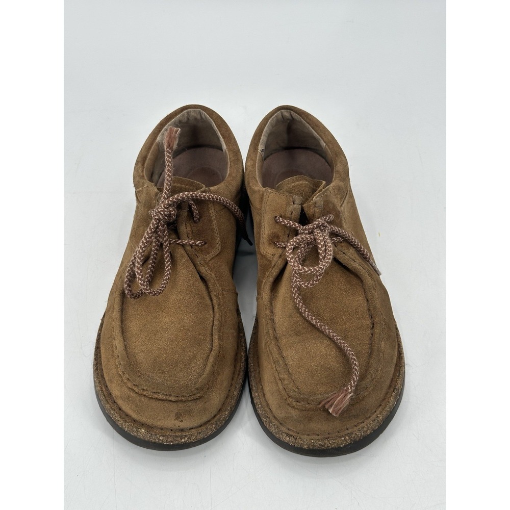 Birkenstock Pasadena II Suede Shoes Men's 41 USM10 W8 Brown Tan Preppy - Picture 1 of 12